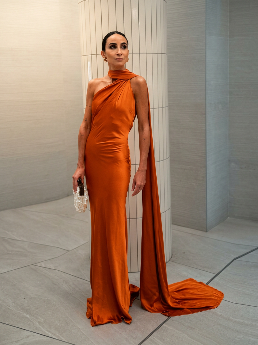 HELENA -  VESTIDO SATIN RIBBON